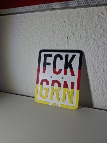 Fck grn show kennzeichen - fck,