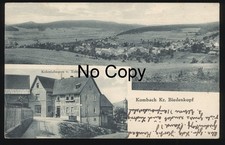 #1617 AK Kombach Biedenkopf Kr. Marburg-Biedenkopf Kolonialwaren Werner gel.1942