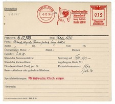 Berlin 1939 Brandenburgische Fahnenfabrik Flagge Adler AFS Archivkarte Unikat