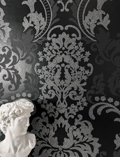 Tapete Vliestapete Schwarz