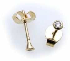 Damen ohrringe stecker gold - damen,