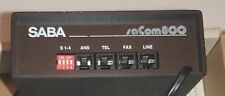 ✳️ SABA saCom 800 ✅ Automatische FAX / TELEFON WEICHE ☘️ Retro Vintage ? unbenu
