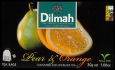 DILMAH Tee - Pear & Orange Flavoured Black Ceylon Tea 20 Teebeutel  