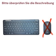 Trust Lyra Set Tastiera e Mouse Wireless Bluetooth, Layout Italiano QWERTY