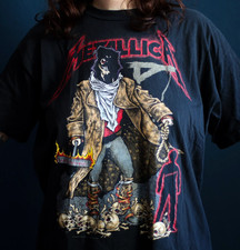 Vintage 1992 Metallica T-Shirt The Unforgiven Pushead, Bandshirt Single Stitch