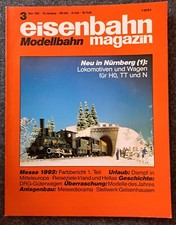 Eisenbahn Modellbahnmagazin 03/92 Alba-Verlag