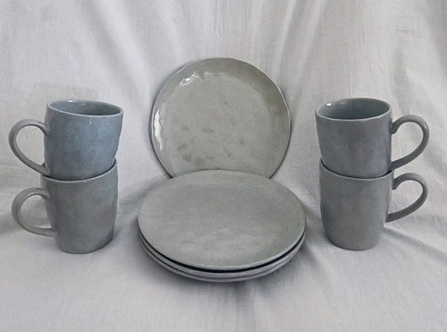 Steingut 4x2er set - steingut,