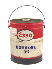Großer Esso Eimer 20L Blech