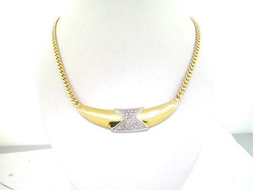 Brillant collier 585 - 585, gelbgold