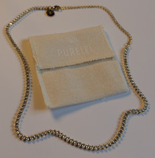 Schöne Mahina Club - Purelei Kette mit vielen Kristallen, goldfarben 44 cm - NEU