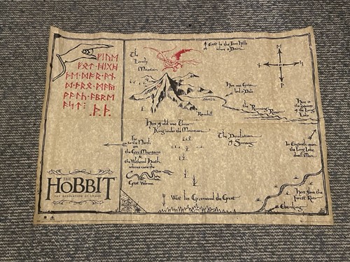 Hobbit landkarte mittelerde - -,