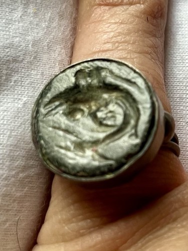 Massiver vintage silberring - massiver,