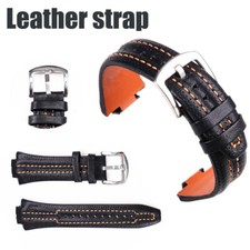 15x27mm Schwarz Leder