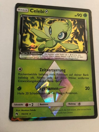 Pokemon tcg celebi 214 - /, 19/214