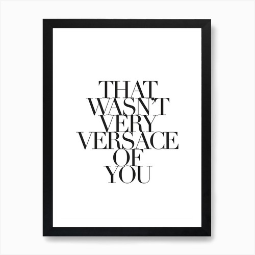 Versace you kunstdruck - of,
