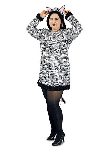 Kleid zebra plus size chaks - zebra,