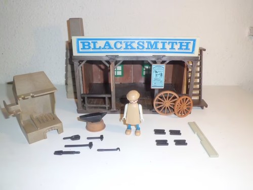 Playmobil western schmiede - western,