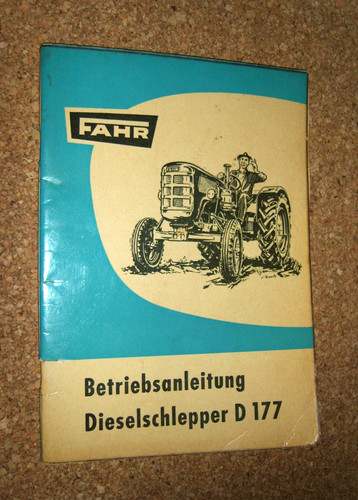 Betriebsanleitung fahr 177 - fahr,