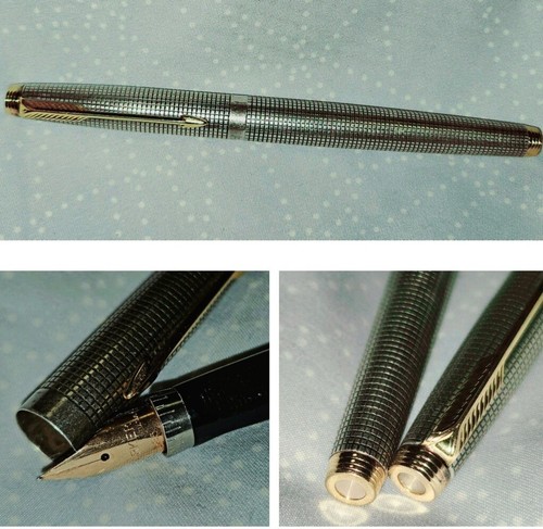 Silver gold parker fountain - , &