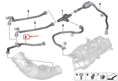 Bmw g20 saugstrahlpumpe - saugstrahlpumpe, mit