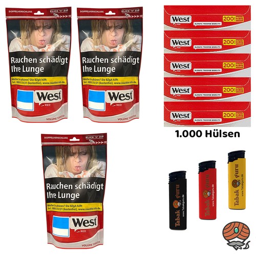 West red rot volumentabak - red/rot,