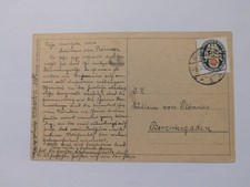 Deutsches Reich Karte mit interessanter Empfängerin 