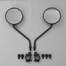 Paar Rund Motorrad Spiegel