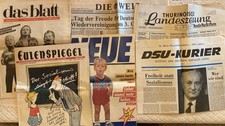 DDR und westdeutsche Zeitungen und Publikationen nach der Wende