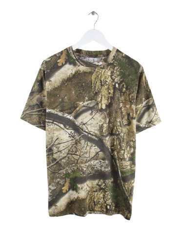 Real tree camo print shirt - real,