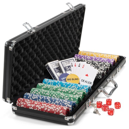Pokerkoffer pokerset 500 laser - pokerset,