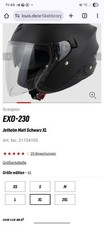 Scorpion Exo-230 Jethelm Matt Schwarz XL