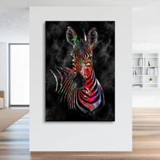 Leinwandbild Zebra abstrakte