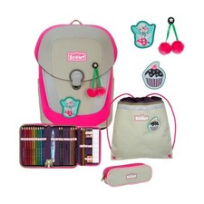 Scout Schulranzen Sunny II - PINK CHERRY - Set 4-tlg.