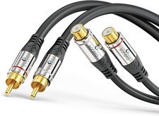 Cinch verlängerung rca - 1m,