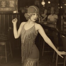 Dame Frau Model Vintage Retro