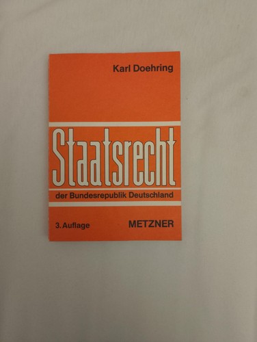 Karl doehring staatsrecht - -,