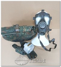 Bundeswehr Gasmaske SCHUTZMASKE M65 Trinkhalmanschluss, Filter, Tasche BW ABC