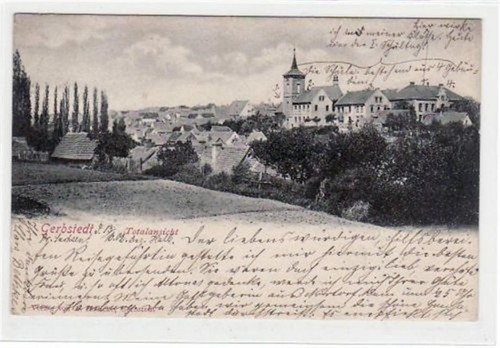 Gerbstedt mit totalansicht - gerbstedt,