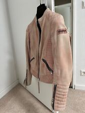 lederjacke damen rosa xs Tigha