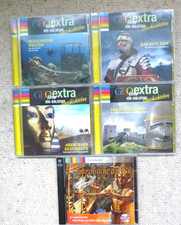 Geolino Extra Hör-Bibliothek Geschichtsbox + Rätsel CD
