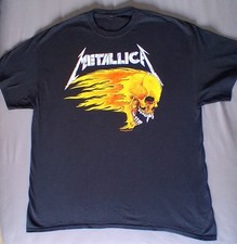 Metallica Flaming Skull