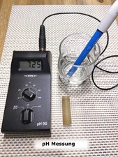 pH-Messgerät pH-90 und pH Elektrode Sentix 21 Plus der Marke WTW