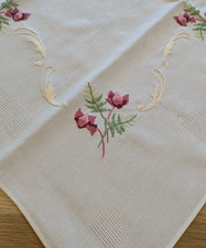 Baumwolle - Tischdecke - Handarbeit - Stickerei aus Omas Schrank - hand made