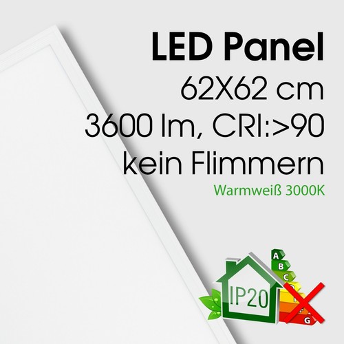 Led panel 62x62 40w - led,