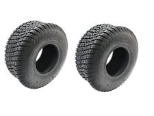 2 Reifen 15x6.00-6 passend für diverse Aufsitzmäher Rasentraktor | tubeless