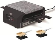Stöckli Raclette + Pizza Grill Four4 Basisgerät  Hotston+ Keramikschalenset Neu!