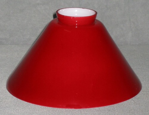 Glasschirm lampenglas rot - ,