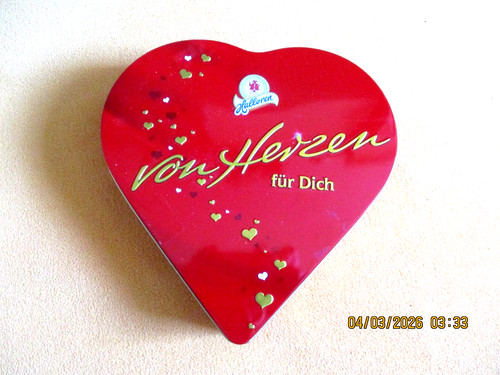 Halloren blechdose herzform - halloren,