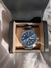 IWC Mark XX/20 Blau Leder