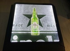 Heineken Bier  Leuchtschild Leuchtreklame LED Lampe Werbeschild Bar Partykeller